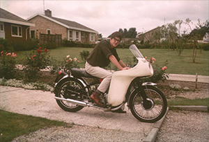 David Hibbitt on his Vincent Black Shadow, 1964