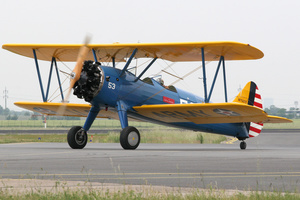 Stearman biplane from 1942