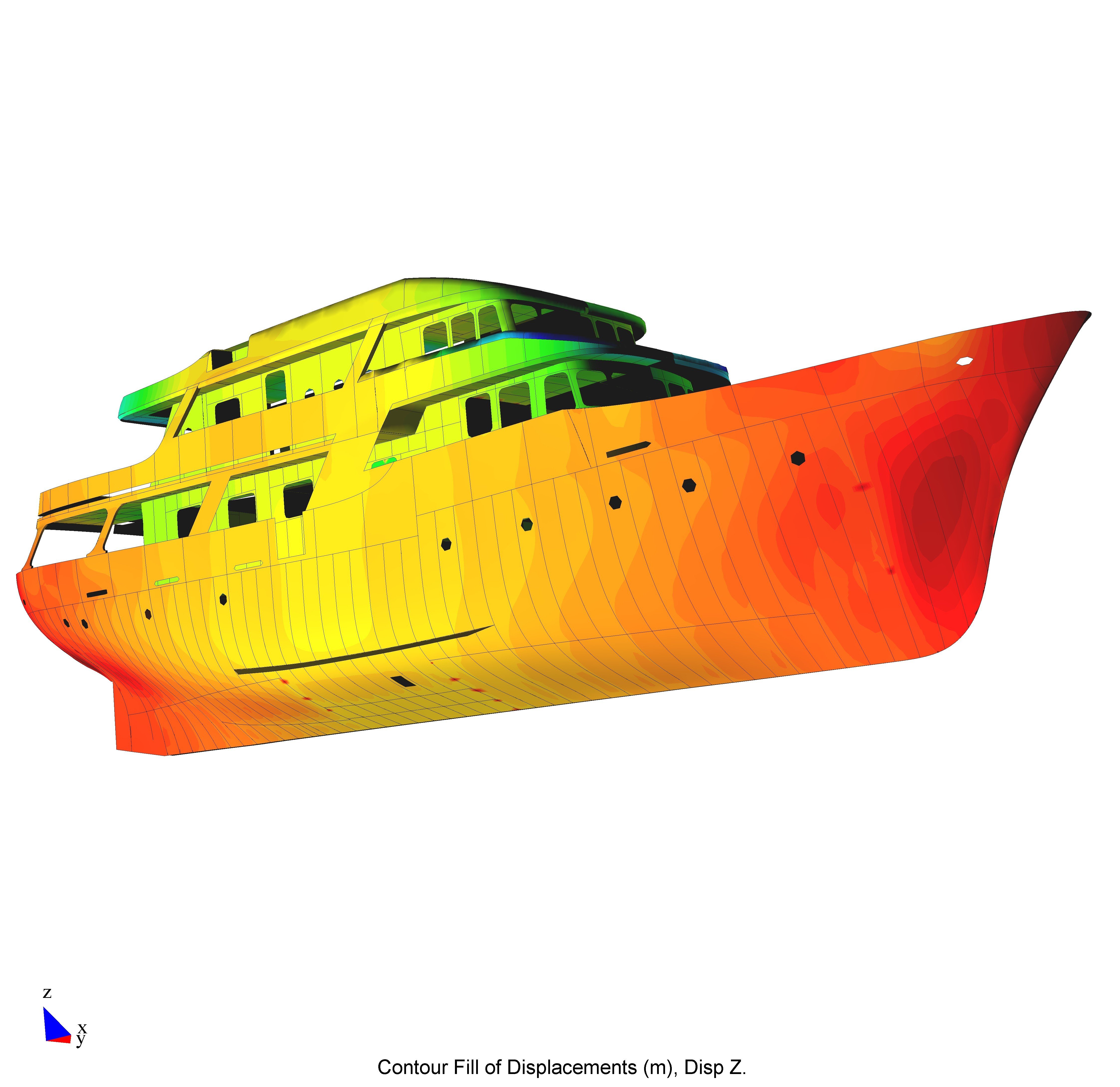 Ship structural analysis (Courtesy of Isonaval)