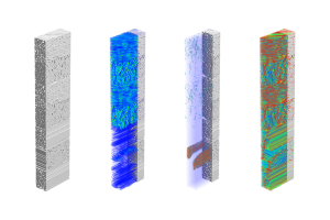 Simulation of mechanic properties in CFRP